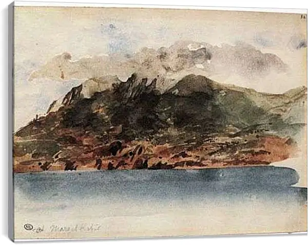 Постер на подрамнике - Sketchbook. Эжен Делакруа