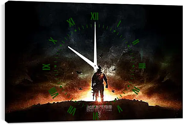 Часы картина - Battlefield 3