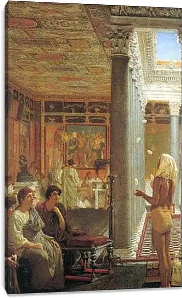 Постер на подрамнике - Egyptian Juggler. Лоуренс Альма-Тадема