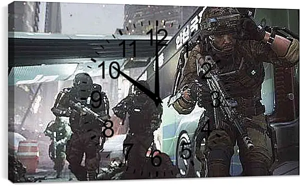 Часы картина - Call Of Duty: Advanced Warfare