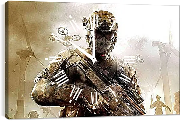 Часы картина - Call Of Duty: Black Ops II