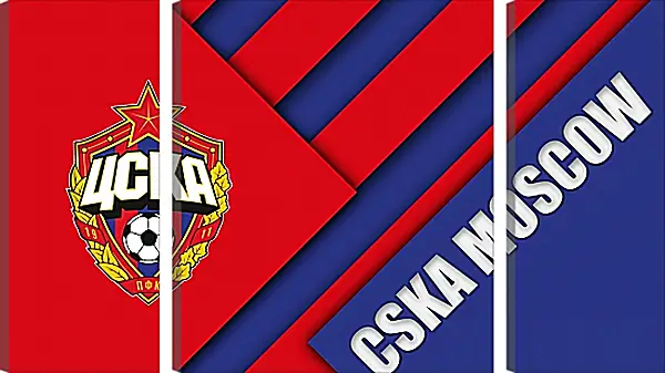 Модульная картина - Эмблема ФК ЦСКА Москва