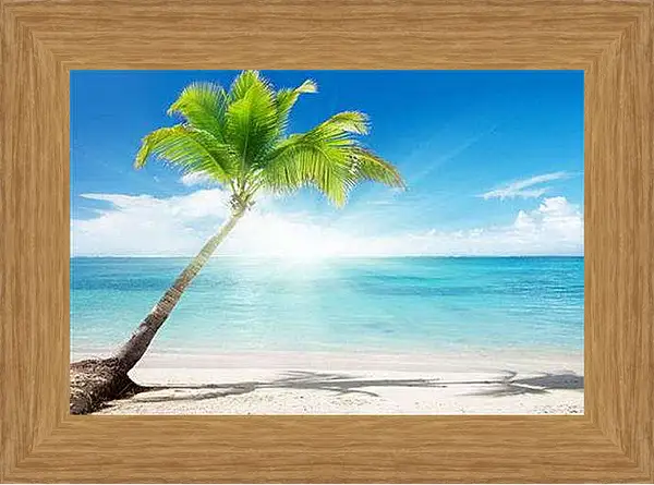 Картина в раме - море