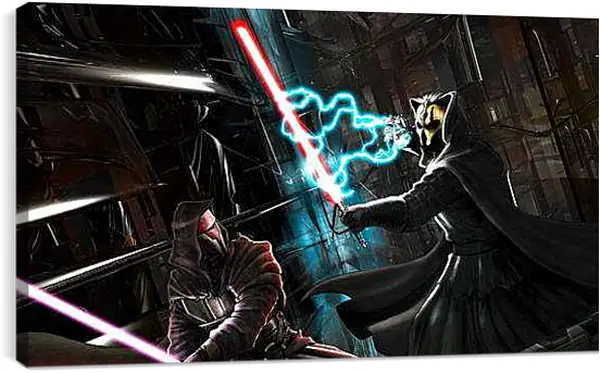 Постер на подрамнике - star wars, knights of the old republic, darth revan