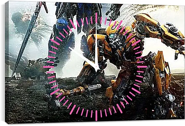 Часы картина - Трансформеры Бамблби