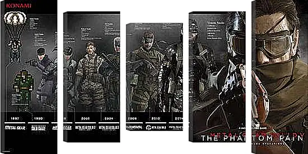 Модульная картина - Metal Gear Solid V: The Phantom Pain
