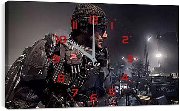 Часы картина - Call Of Duty: Advanced Warfare