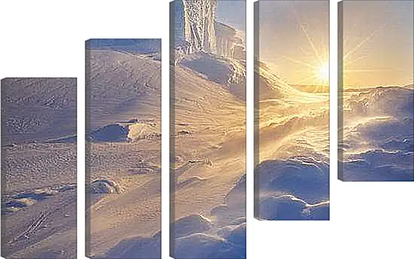 Модульная картина - Зима