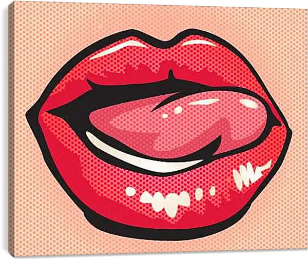 Постер на подрамнике - Соблазн