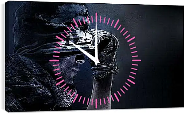 Часы картина - Call Of Duty: Ghosts