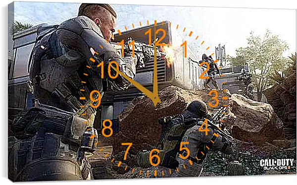 Часы картина - Call Of Duty: Black Ops III