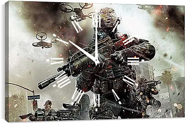 Часы картина - Call Of Duty: Black Ops II
