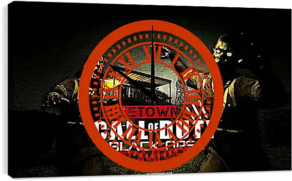Часы картина - Call Of Duty: Black Ops II