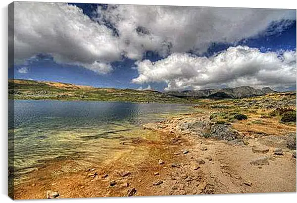 Постер на подрамнике - Речной берег