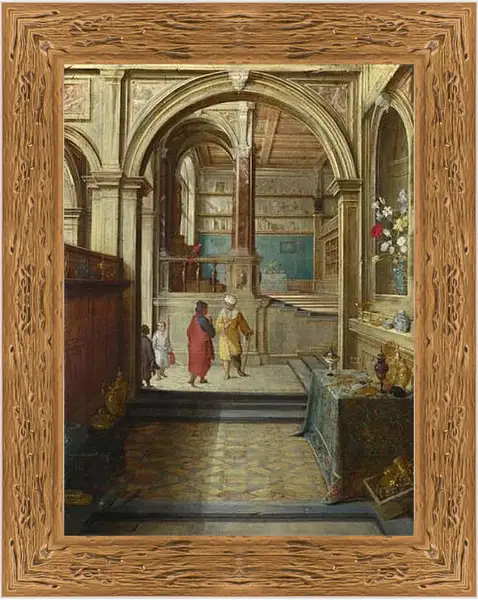 Картина в раме - Croesus and Solon. Стенвейк Хармен Ван