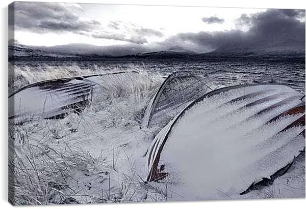 Постер на подрамнике - Зима