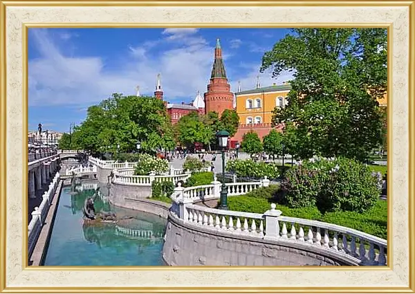 Картина в раме - Александровский парк Неглинная