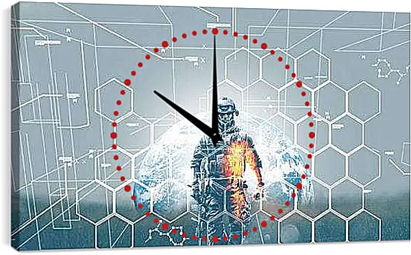 Часы картина - battlefield 3, soldier, graphics