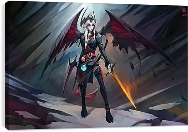 Постер на подрамнике - DotA 2, артпостер.