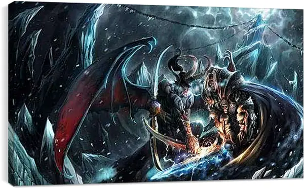 Постер на подрамнике - warcraft 3, tft, art