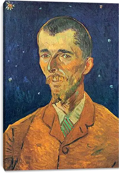 Постер на подрамнике - Portrait of Eugene Boch. Винсент Ван Гог