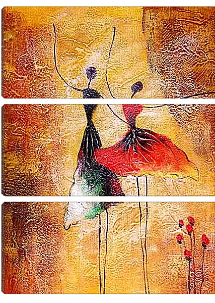 Модульная картина - Лебединое озеро