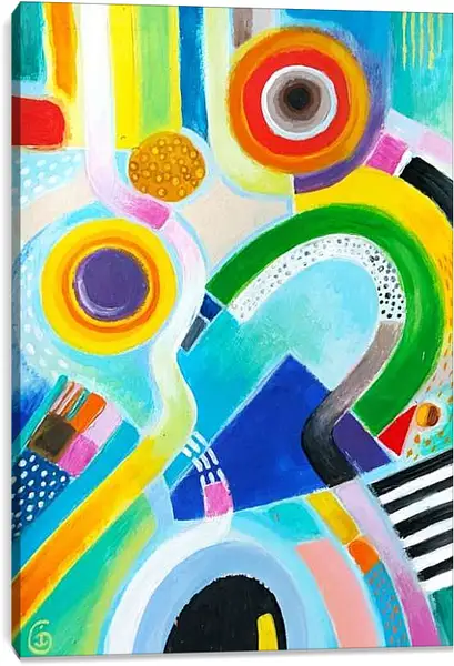 Постер на подрамнике - Абстракция 6