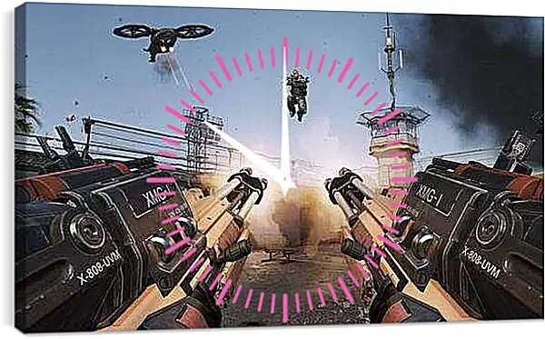 Часы картина - Call Of Duty: Advanced Warfare