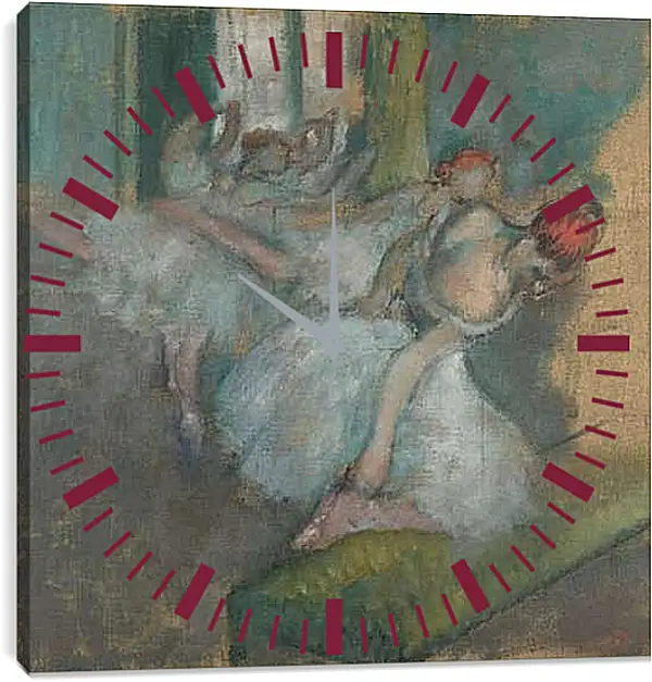 Часы картина - Ballet Dancers. Эдгар Дега