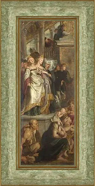 Картина в раме - Three Female Witnesses. Питер Пауль Рубенс
