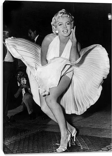Постер на подрамнике - Мерилин Монро (Marilyn Monroe)
