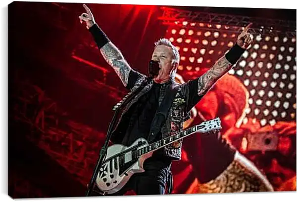 Постер на подрамнике - Металлика. Metallica