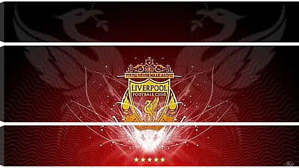 Модульная картина - Эмблема Ливерпуль. Liverpool.