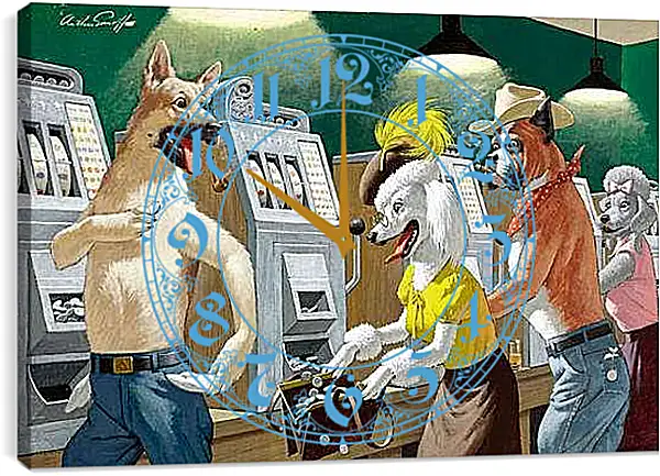 Часы картина - Игровые автоматы