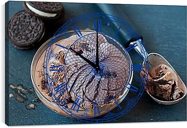 Часы картина - Мороженное