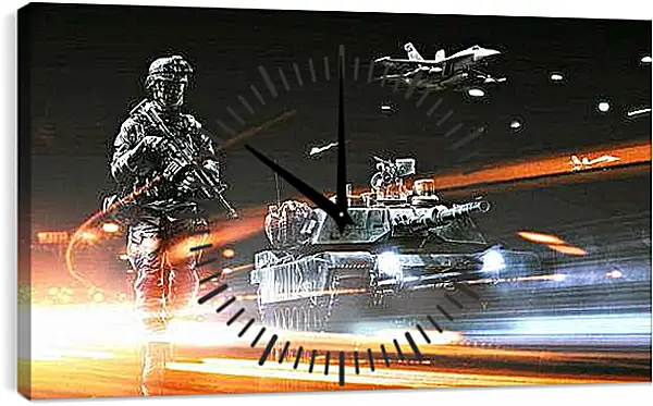 Часы картина - Battlefield 3