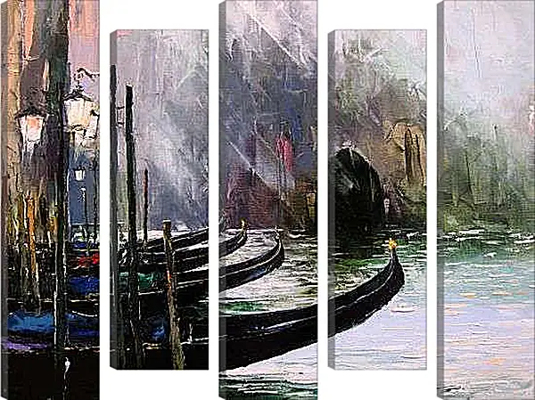 Модульная картина - Гондолы АРТ