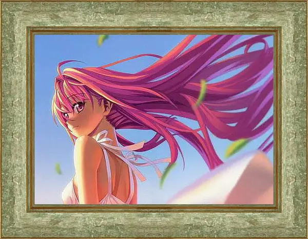 Картина в раме - Ветер в волосах