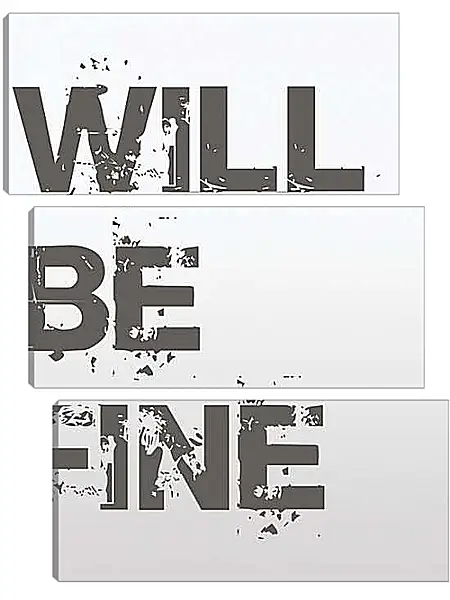 Модульная картина - Все будет хорошо