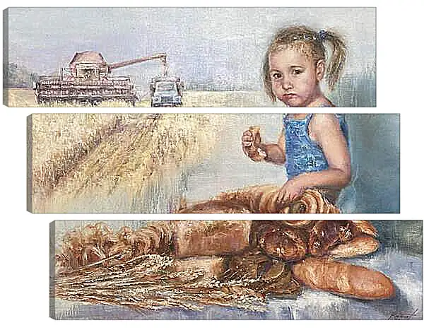 Модульная картина - Праздник хлеба