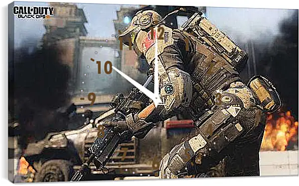 Часы картина - Call Of Duty: Black Ops III