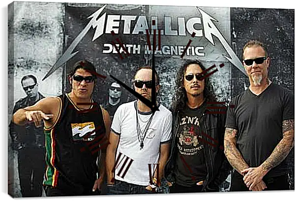Часы картина - Металлика. Metallica