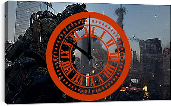 Часы картина - Call Of Duty: Advanced Warfare