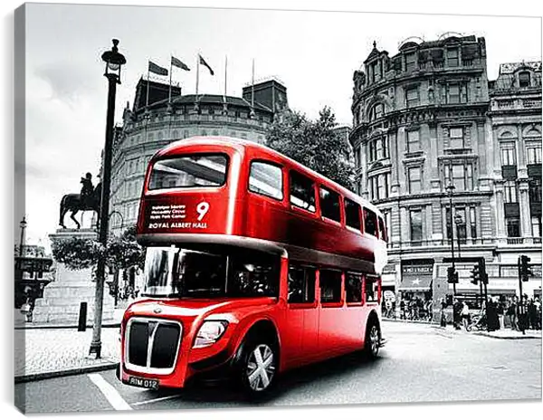 Постер на подрамнике - Лондонский даблдекер