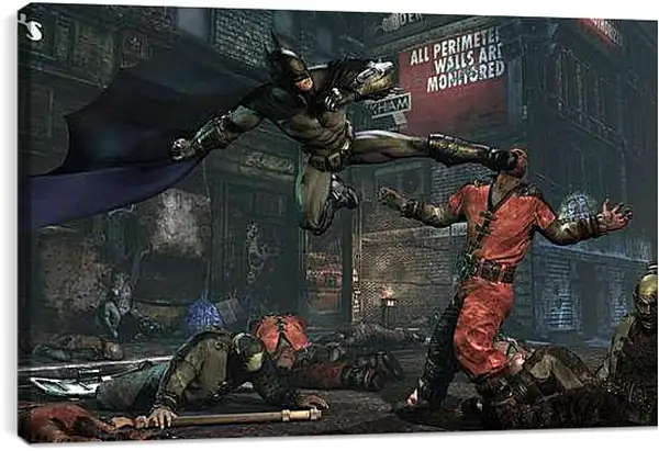 Постер на подрамнике - Batman: Arkham City