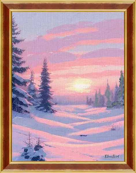 Картина в раме - Winter 6