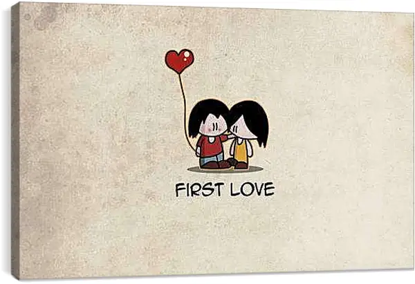 Постер на подрамнике - Любовь