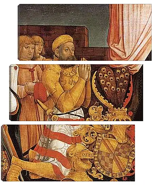 Модульная картина - Votivtafel Christoph. Ханс Бальдунг