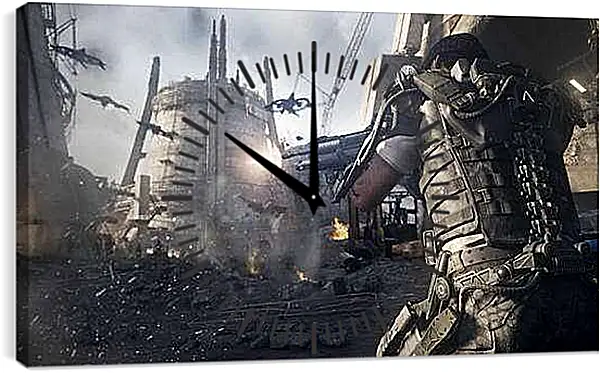 Часы картина - Call Of Duty: Advanced Warfare