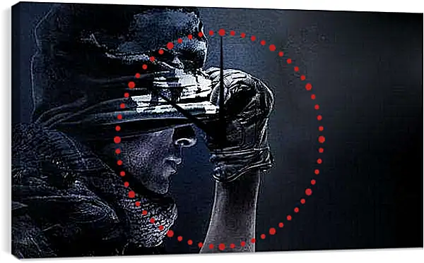 Часы картина - Call Of Duty: Ghosts